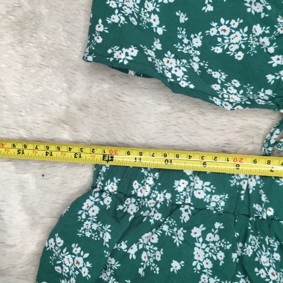 Shein Top and Bottom skirt floral Green Size small - Picture 7 of 13